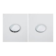 Duravit Garniture vidage/débordement Quadroval à tirette 65 cm, d 5,2 cm, avec tuyau flexible, chrome-5