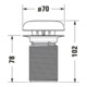 Duravit Geruchverschluss mit Key-Ring-4