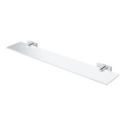 Duravit Glasablage Karree 60x11cm, Glas matt, Halter chrom-4