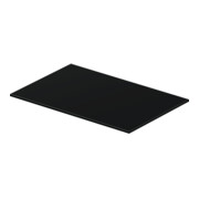 Duravit Glaseinleger DuraSquare 116,4x38cm, Sicherheitsglas, Schwarz