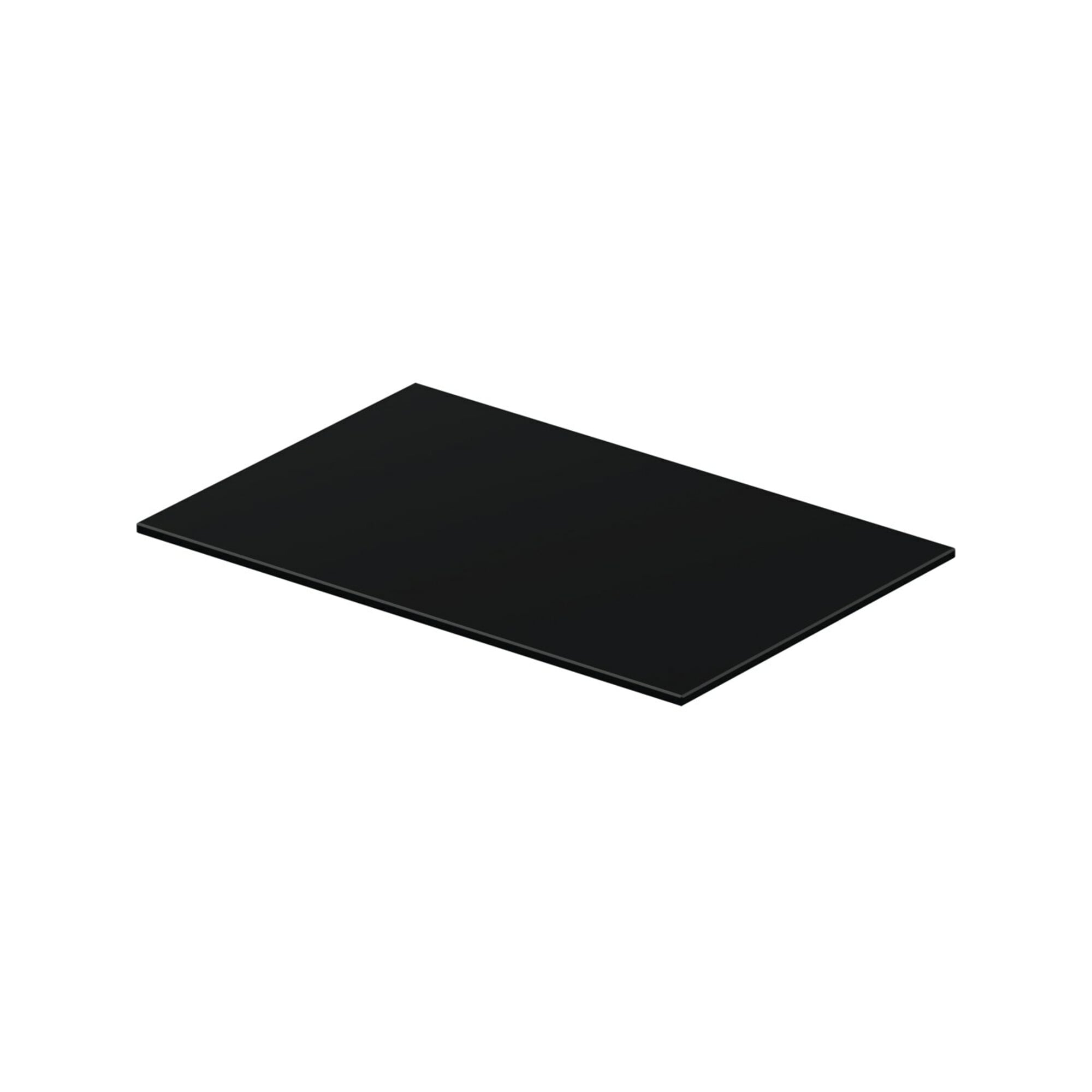 Duravit Glaseinleger DuraSquare 42x26,4cm, Sicherheitsglas, Schwarz