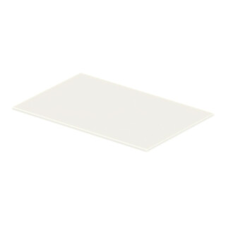 Duravit Glaseinleger DuraSquare 42x26,4cm, Sicherheitsglas, Weiß