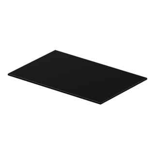 Duravit Glaseinleger DuraSquare 57x38cm, Sicherheitsglas, Schwarz