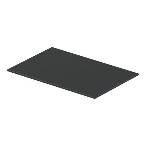 Duravit Glaseinleger DuraSquare 97x38cm, Sicherheitsglas, Flannel Grey