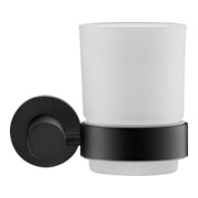 Duravit Glashalter D-Code 11,5x10,2cm, Gl. we. ma, Gl. re, sw matt