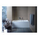 Duravit Habillage de baignoire Starck 168x74 cm, pour cloison, acrylique blanc-1