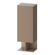 Duravit Halbhochschrank Balcoon 50x36x132cm, Tür li, Umbra strukturiert-1