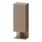 Duravit Halbhochschrank Balcoon 50x36x132cm, Tür li, Umbra strukturiert