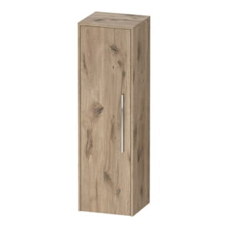 Duravit Halbhochschrank D-Code 40x132x36cm, 2 Böd., G chr, li, Ei Marm