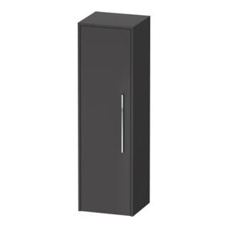 Duravit Halbhochschrank D-Code 40x132x36cm, 2 Böd., G chr, li, graph ma
