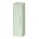Duravit Halbhochschrank D-Code 40x132x36cm, 2 Böd., G chr, li, grün ma-1