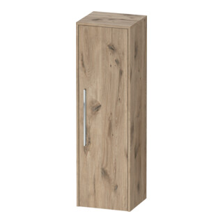 Duravit Halbhochschrank D-Code 40x132x36cm, 2 Böd., G chr, re, Ei Marm