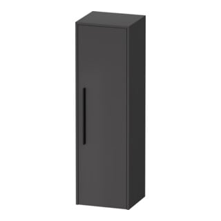 Duravit Halbhochschrank D-Code 40x132x36cm, 2 Böd., G sw, re, graph ma