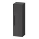 Duravit Halbhochschrank D-Code 40x132x36cm, 2 Böd., G sw, re, graph ma