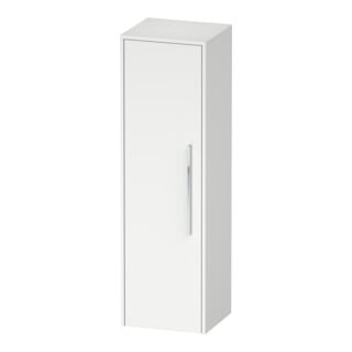 Duravit Halbhochschrank D-Code 40x132x36cm, 2 Böd., Gr. chr, li, we. ma