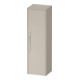 Duravit Halbhochschrank D-Code 40x132x36cm, 2 Böd., Gr. chr, re, Tau ma-1