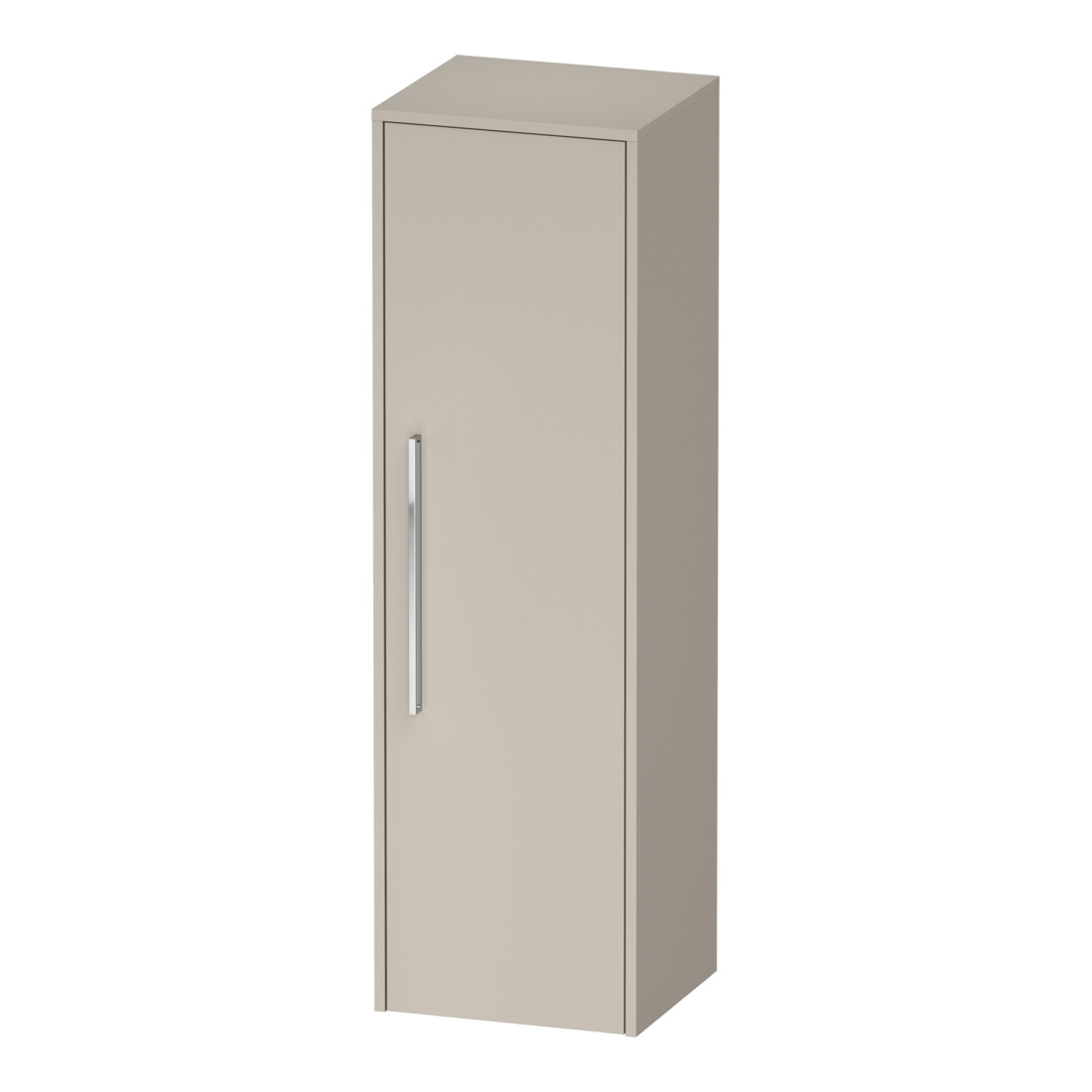 Duravit Halbhochschrank D-Code 40x132x36cm, 2 Böd., Gr. chr, re, Tau ma