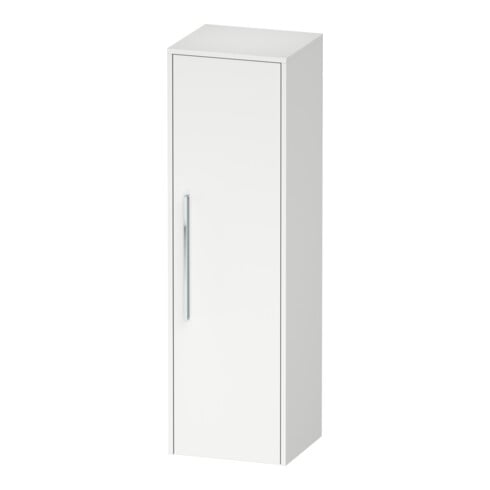 Duravit Halbhochschrank D-Code 40x132x36cm, 2 Böd., Gr. chr, re, we. ma