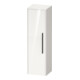 Duravit Halbhochschrank D-Code 40x132x36cm, 2 Böd., Gr. sw, li, we. hgl-1