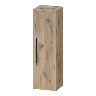 Duravit Halbhochschrank D-Code 40x132x36cm, 2 Böd., Gr. sw, re, Ei Marm