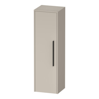 Duravit Halbhochschrank D-Code 40x132x36cm, 2 Böden, Gr. sw, li, Tau ma