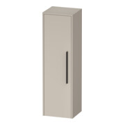 Duravit Halbhochschrank D-Code 40x132x36cm, 2 Böden, Gr. sw, li, Tau ma-1