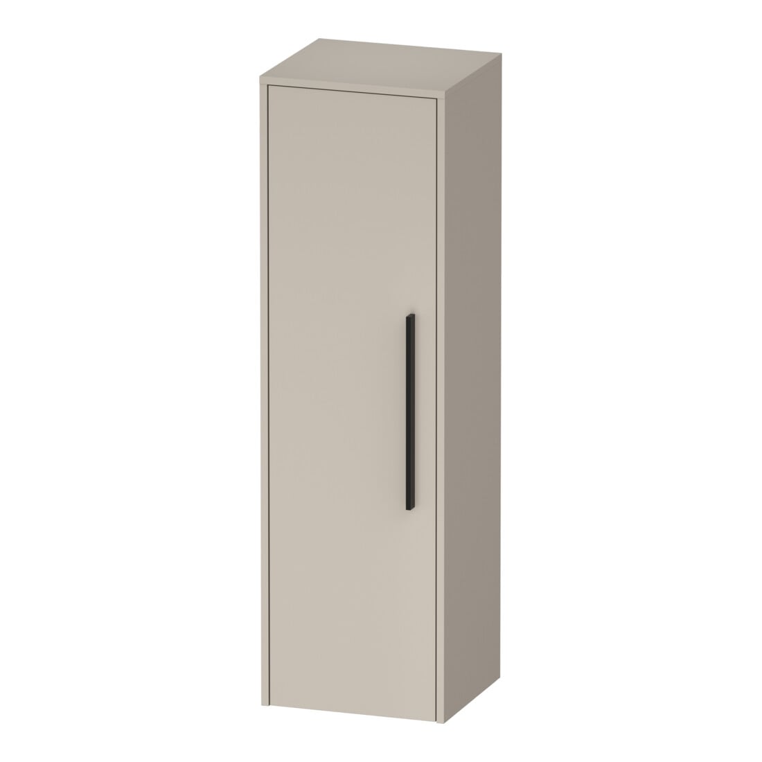 Duravit Halbhochschrank D-Code 40x132x36cm, 2 Böden, Gr. sw, li, Tau ma