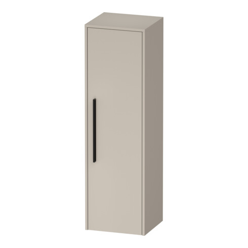 Duravit Halbhochschrank D-Code 40x132x36cm, 2 Böden, Gr. sw, re, Tau ma