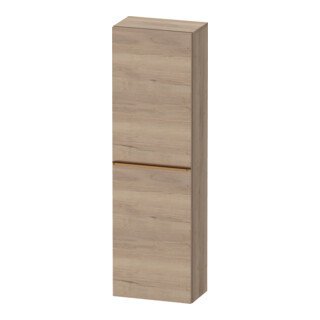 Duravit Halbhochschrank D-Neo 40x24cm, 1 Tür, 4 Bö, An L, b geb/Ei ma