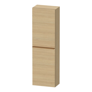 Duravit Halbhochschrank D-Neo 40x24cm, 1 Tür, 4 Bö, An L, b geb/Ei Nat