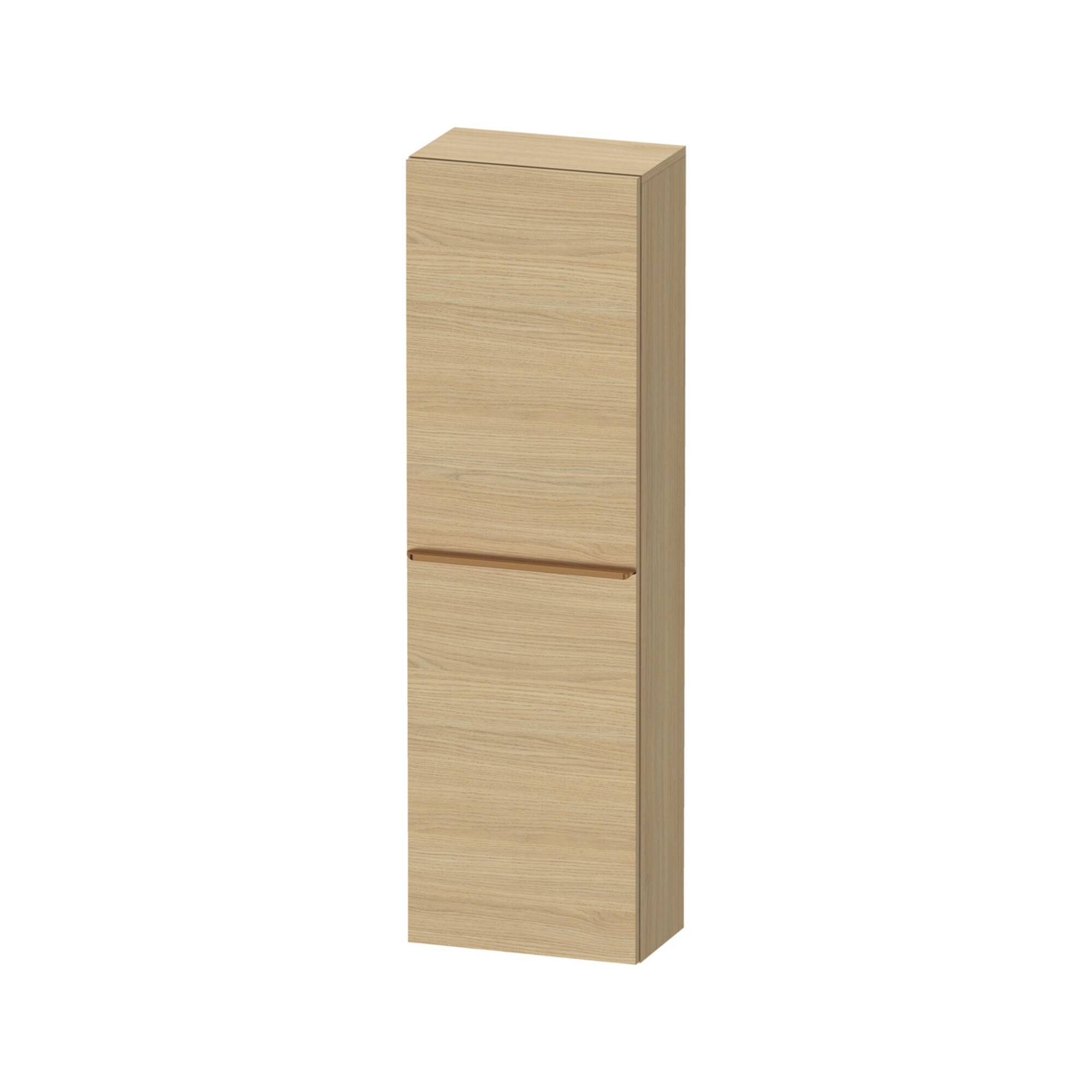 Duravit Halbhochschrank D-Neo 40x24cm, 1 Tür, 4 Bö, An L, b geb/Ei Nat