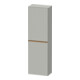 Duravit Halbhochschrank D-Neo 40x24cm, 1 Tür, 4 Bö, An L, b geb/gr ma-1