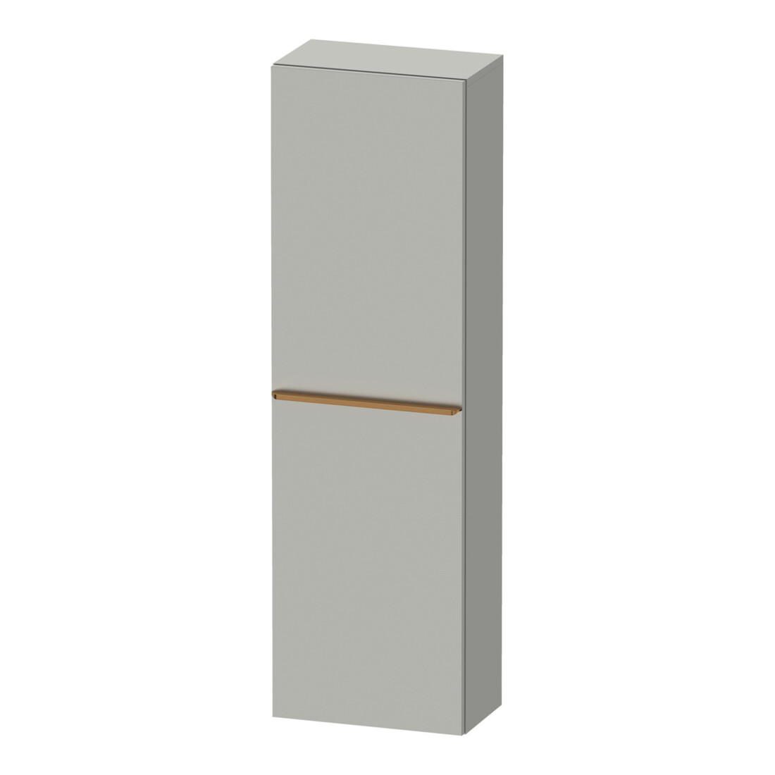 Duravit Halbhochschrank D-Neo 40x24cm, 1 Tür, 4 Bö, An L, b geb/gr ma