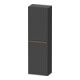 Duravit Halbhochschrank D-Neo 40x24cm, 1 Tür, 4 Bö, An L, b geb/Gra ma-1