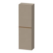 Duravit Halbhochschrank D-Neo 40x24cm, 1 Tür, 4 Bö, An L, b geb/Leinen