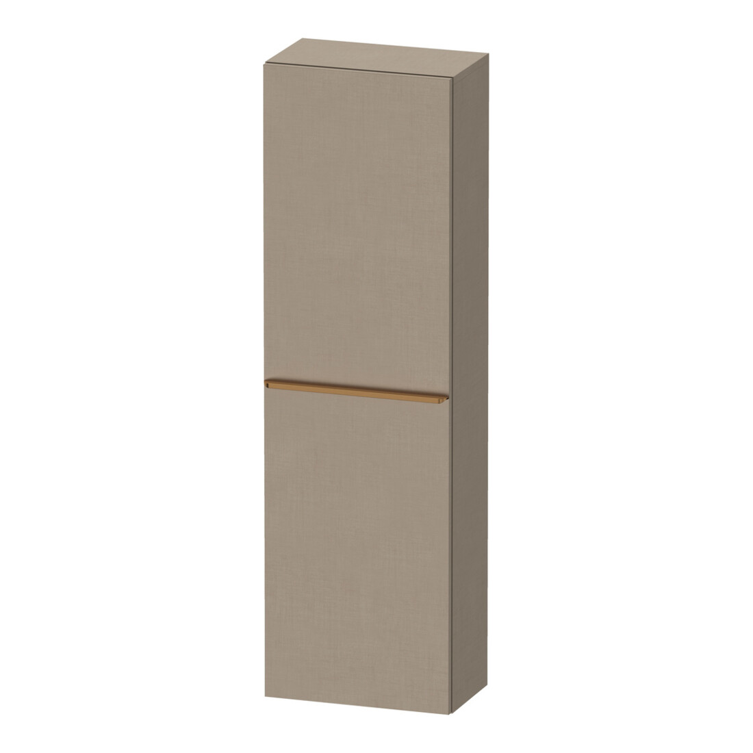 Duravit Halbhochschrank D-Neo 40x24cm, 1 Tür, 4 Bö, An L, b geb/Leinen
