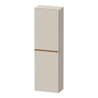 Duravit Halbhochschrank D-Neo 40x24cm, 1 Tür, 4 Bö, An L, b geb/Ta ma