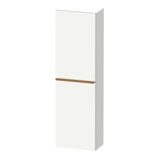 Duravit Halbhochschrank D-Neo 40x24cm, 1 Tür, 4 Bö, An L, b geb/we ma