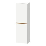 Duravit Halbhochschrank D-Neo 40x24cm, 1 Tür, 4 Bö, An L, b geb/we ma