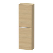 Duravit Halbhochschrank D-Neo 40x24cm, 1 Tür, 4 Bö, An L, ch/Ei Nat