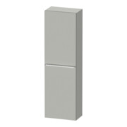 Duravit Halbhochschrank D-Neo 40x24cm, 1 Tür, 4 Bö, An L, chr/Beton ma