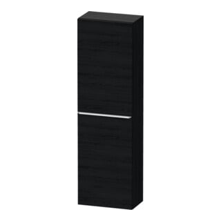 Duravit Halbhochschrank D-Neo 40x24cm, 1 Tür, 4 Bö, An L, chr/Eiche sw