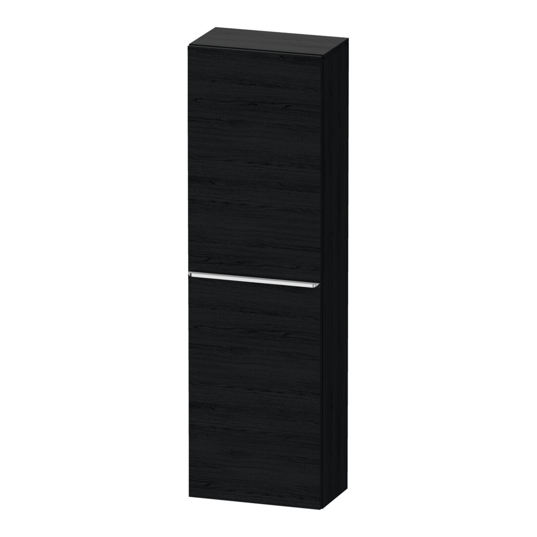 Duravit Halbhochschrank D-Neo 40x24cm, 1 Tür, 4 Bö, An L, chr/Eiche sw