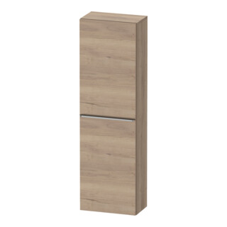 Duravit Halbhochschrank D-Neo 40x24cm, 1 Tür, 4 Bö, An L, ES geb/Ei ma