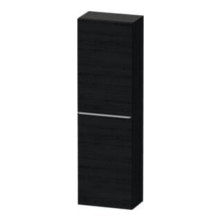 Duravit Halbhochschrank D-Neo 40x24cm, 1 Tür, 4 Bö, An L, ES geb/Ei sw