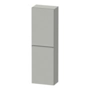 Duravit Halbhochschrank D-Neo 40x24cm, 1 Tür, 4 Bö, An L, ES geb/gr ma