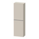 Duravit Halbhochschrank D-Neo 40x24cm, 1 Tür, 4 Bö, An L, ES geb/Ta ma-1
