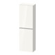 Duravit Halbhochschrank D-Neo 40x24cm, 1 Tür, 4 Bö, An L, ES geb/w hgl-1