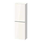 Duravit Halbhochschrank D-Neo 40x24cm, 1 Tür, 4 Bö, An L, ES geb/w hgl