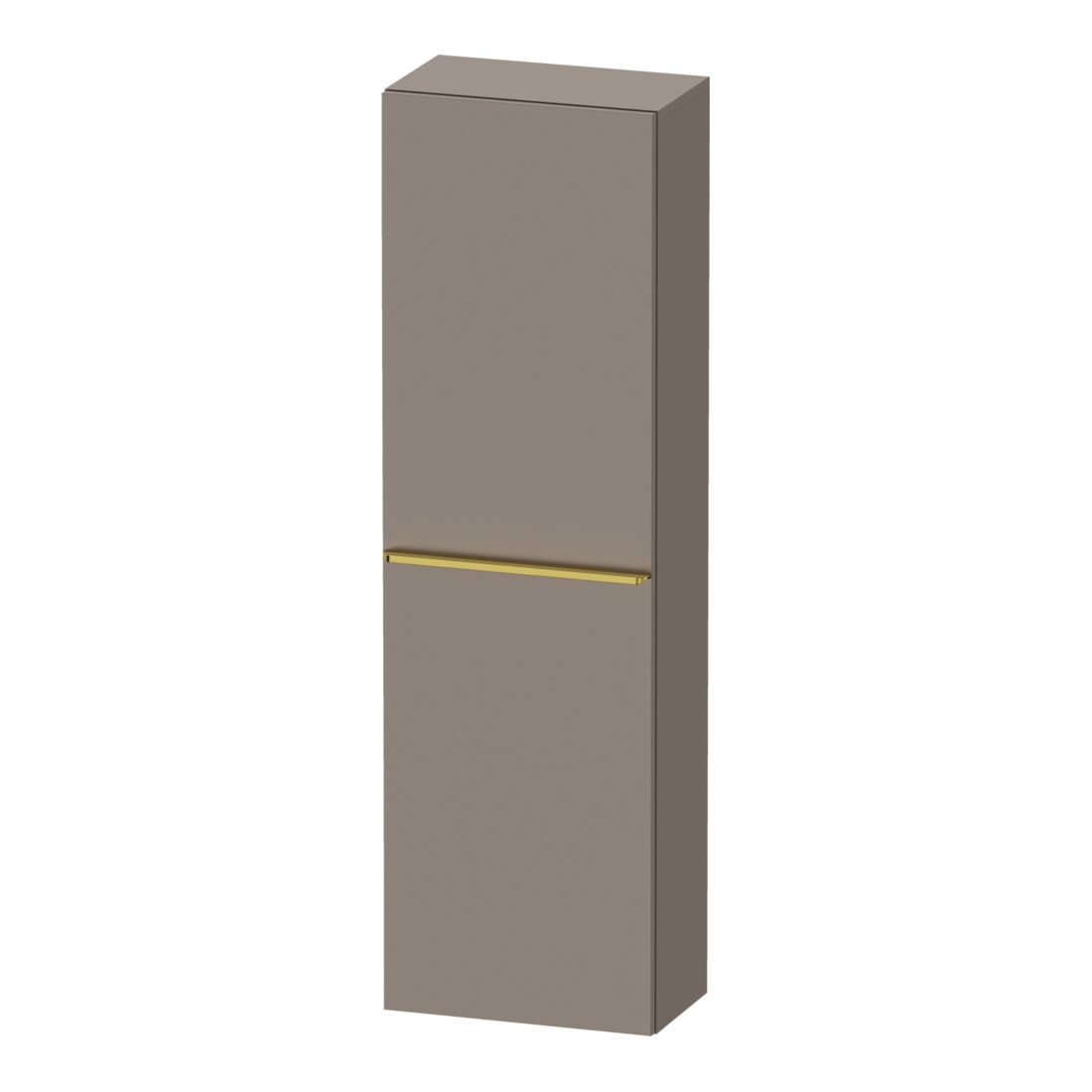 Duravit Halbhochschrank D-Neo 40x24cm, 1 Tür, 4 Bö, An L, g pol/Bas ma
